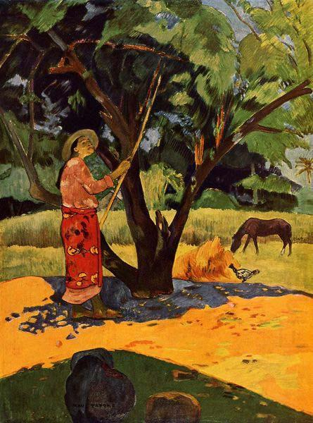 Paul Gauguin Picking Lemons china oil painting image